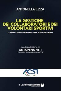 Copertina di La gestione dei collaboratori e dei volontari sportivi